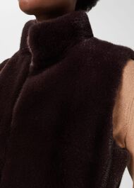 Verena Gilet, Aubergine, hi-res