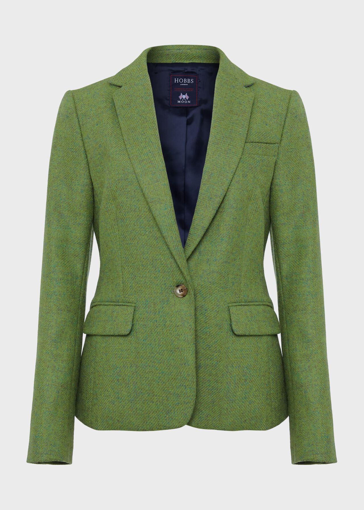 Petite Blake Wool Jacket, Pea Green, hi-res