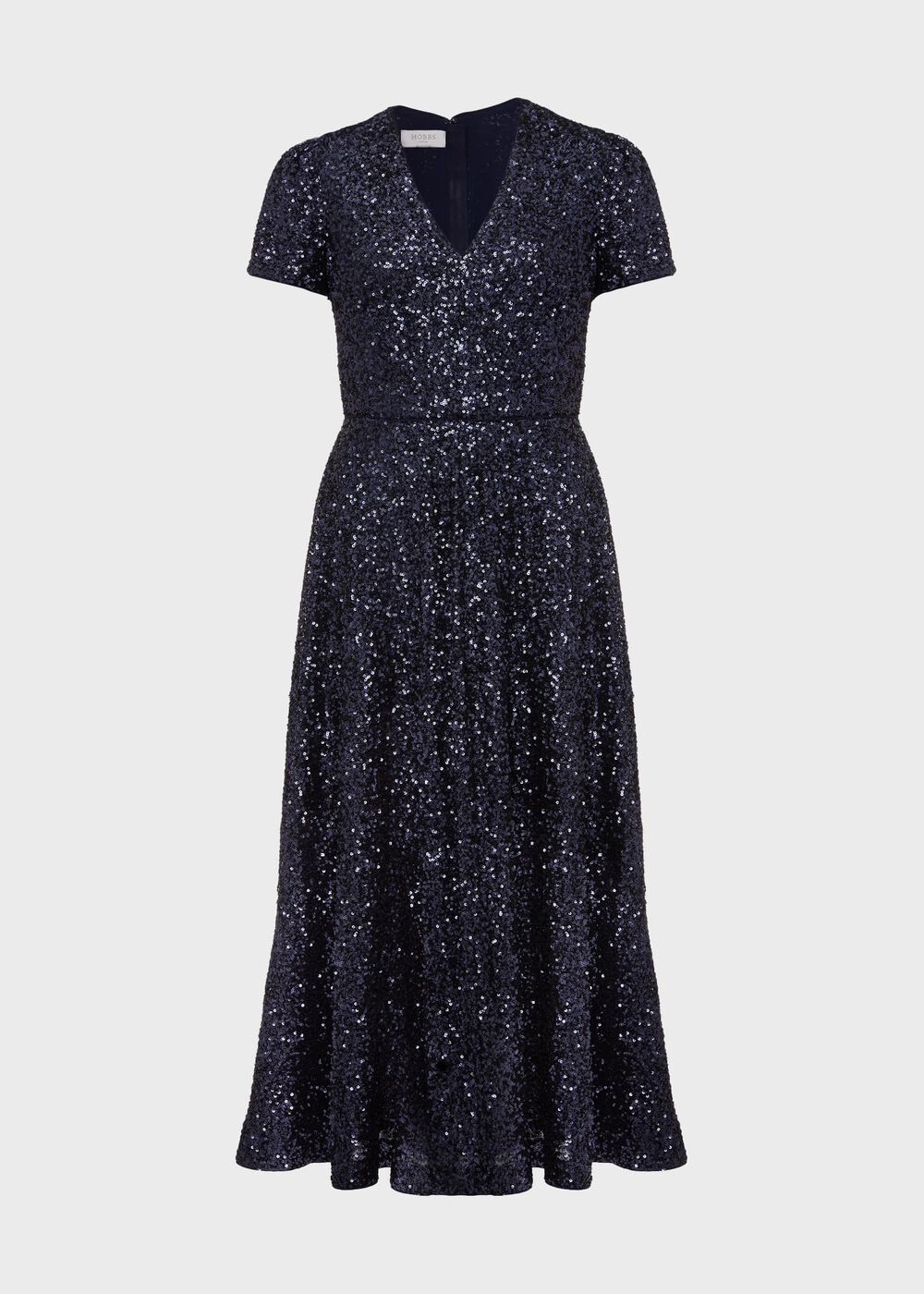 Petite Tatiana Sequin Dress, Midnight Navy, hi-res