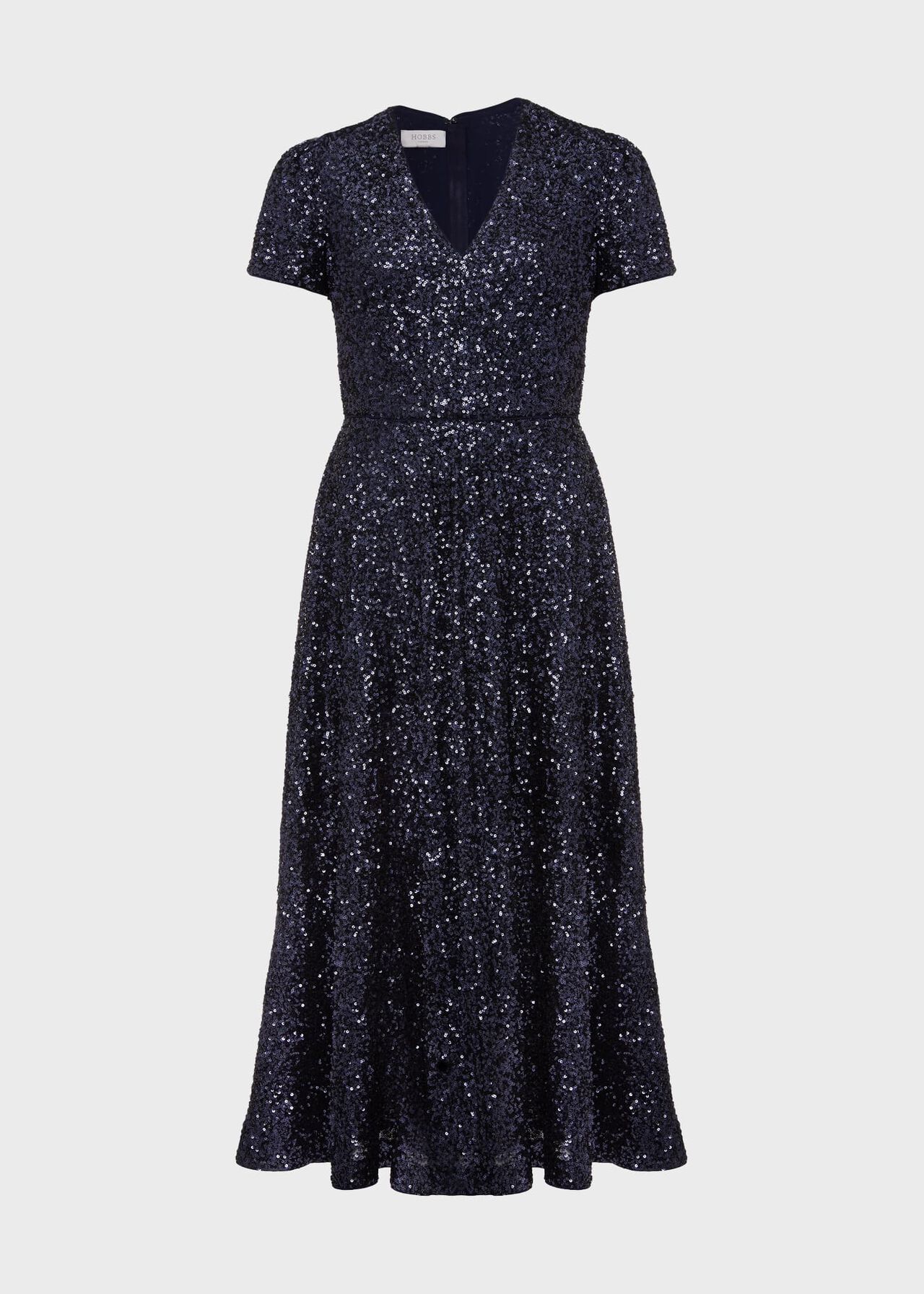 Petite Tatiana Sequin Dress, Midnight Navy, hi-res