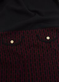Perrie Knitted Dress, Black Rhubarb, hi-res
