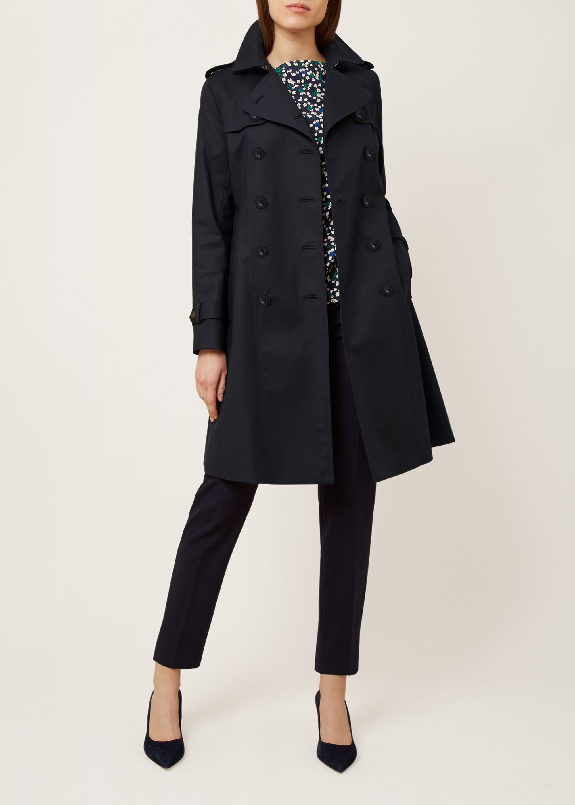 Petite Saskia Water Resistant Trench Coat