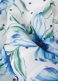 Carly Floral Midi Dress, Ivory Multi, hi-res