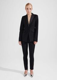 Lilian Tux Trousers, Black, hi-res