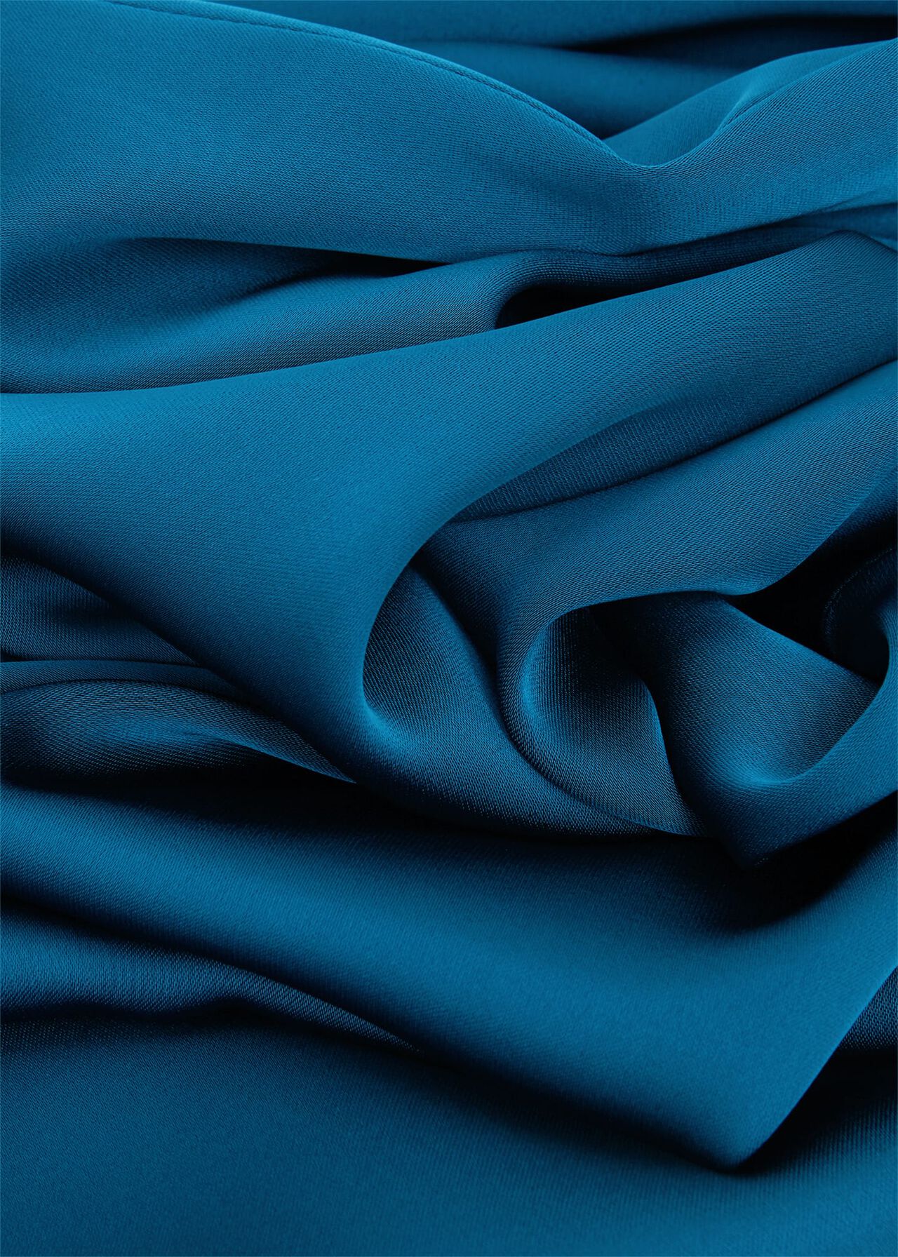 Eren Satin Blouse, Steel Blue, hi-res