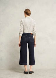 Brinley Crop Wide Leg Jeans, Indigo, hi-res