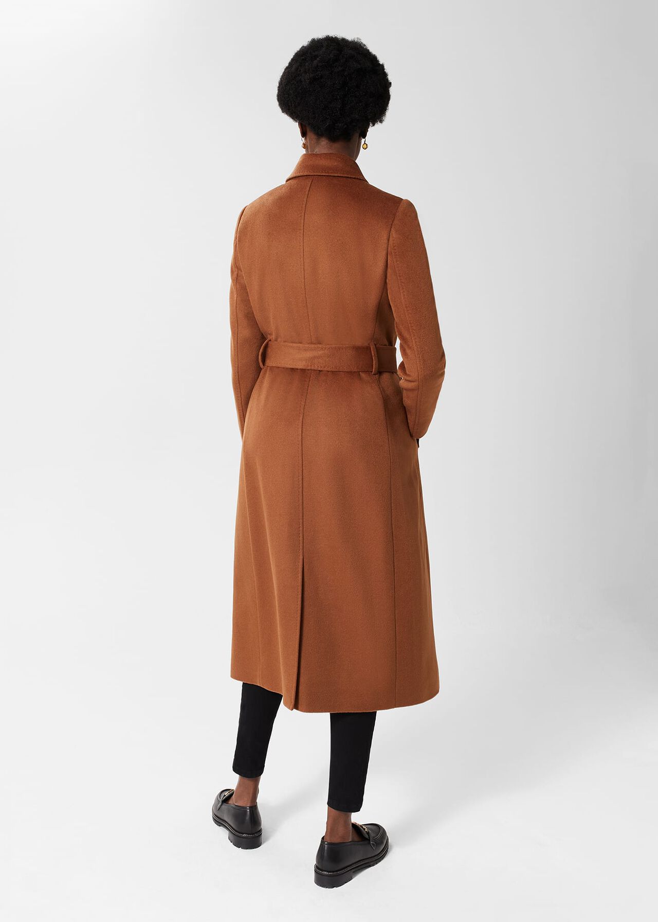 Petite Livia Wool Coat, Vicuna, hi-res