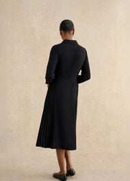 Ginny Shirt Dress, Black, hi-res