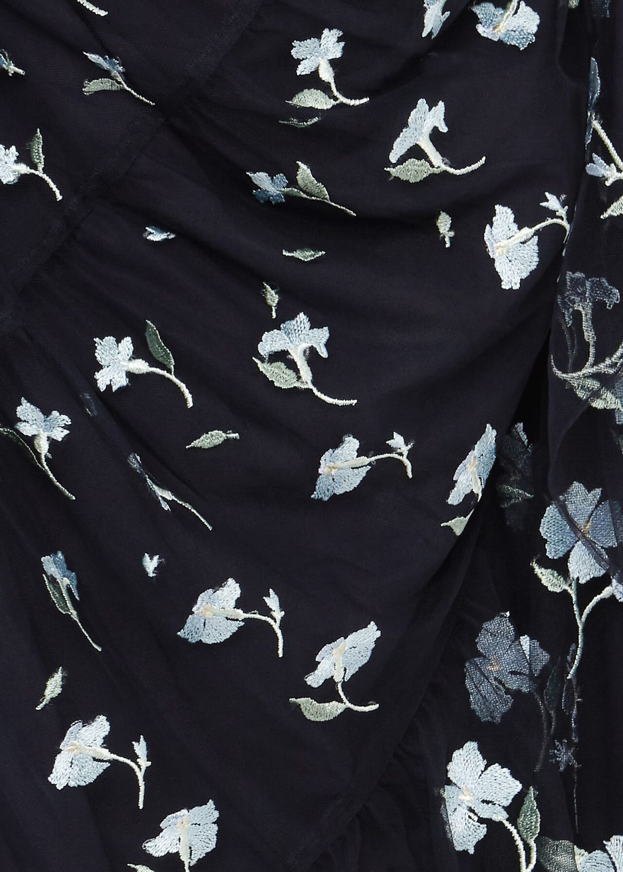 Petite Bethany Embroidered Floral Dress, Navy Multi, hi-res