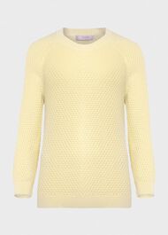 Lucie Cotton Sweater , Lemon Drop, hi-res
