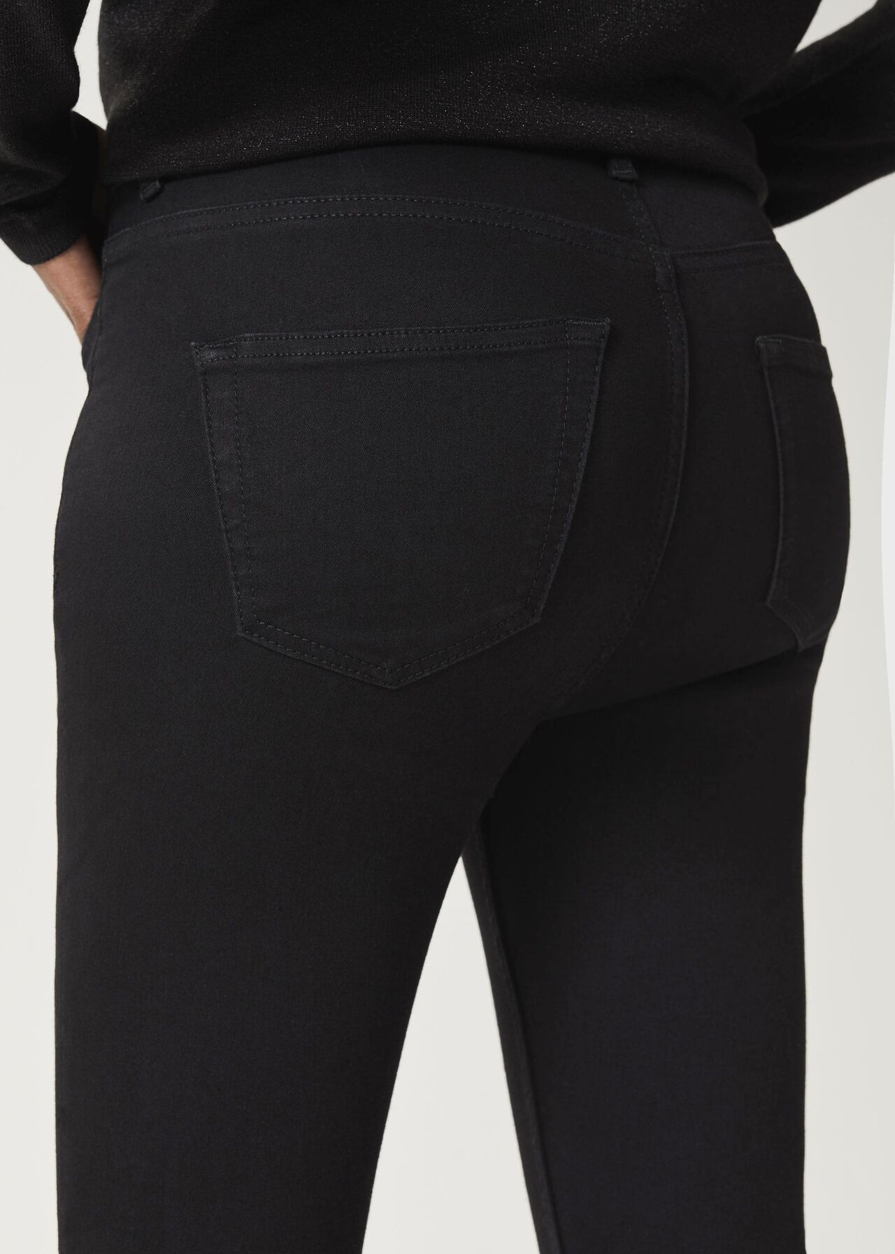 Petite Gia Jeans, Black, hi-res