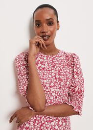 Primrose Dress, Pink Buttrcream, hi-res