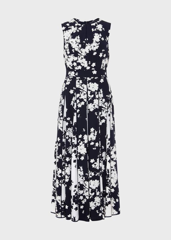 Angelica Floral Pleated Dress