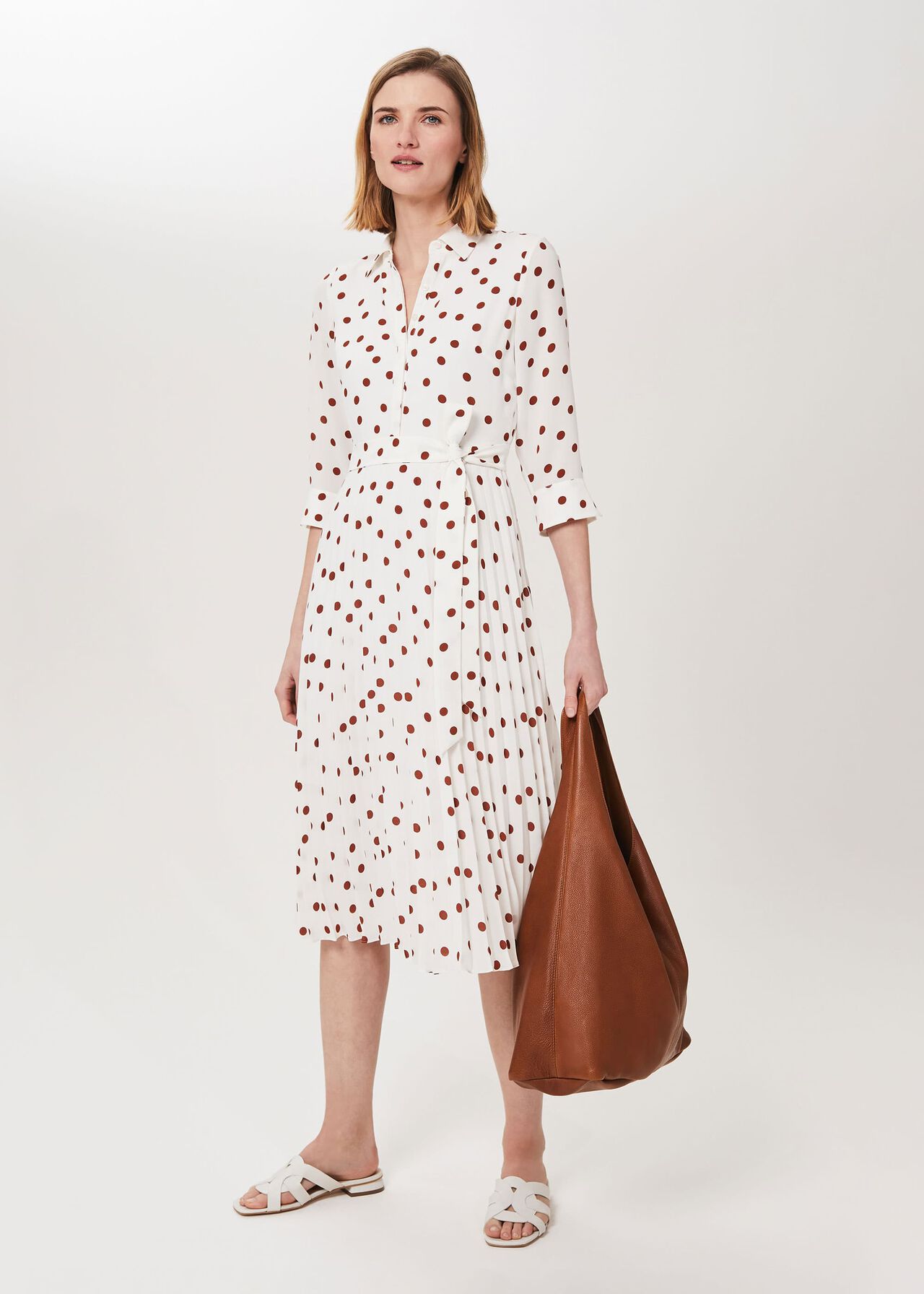 Lula Leather Hobo Bag , Tan, hi-res