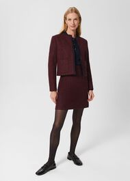 Meera Jacket, Red Navy, hi-res