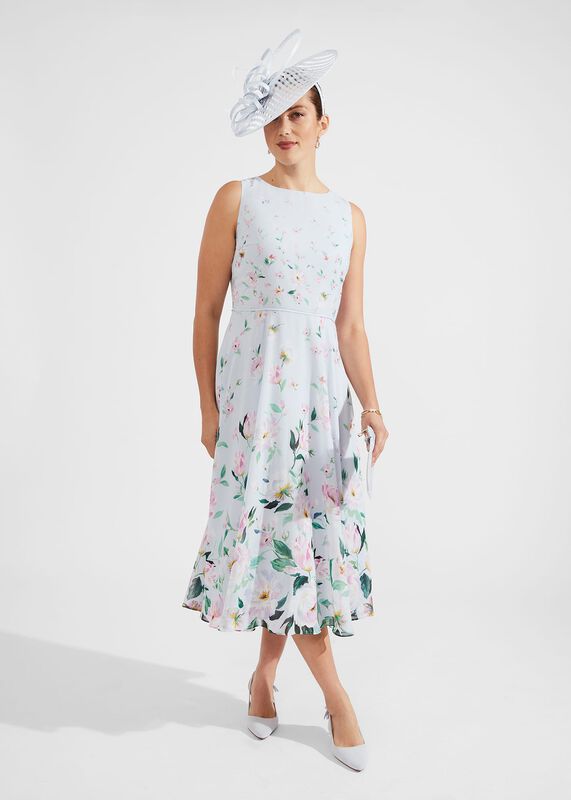 Petite Carly Floral Midi Dress