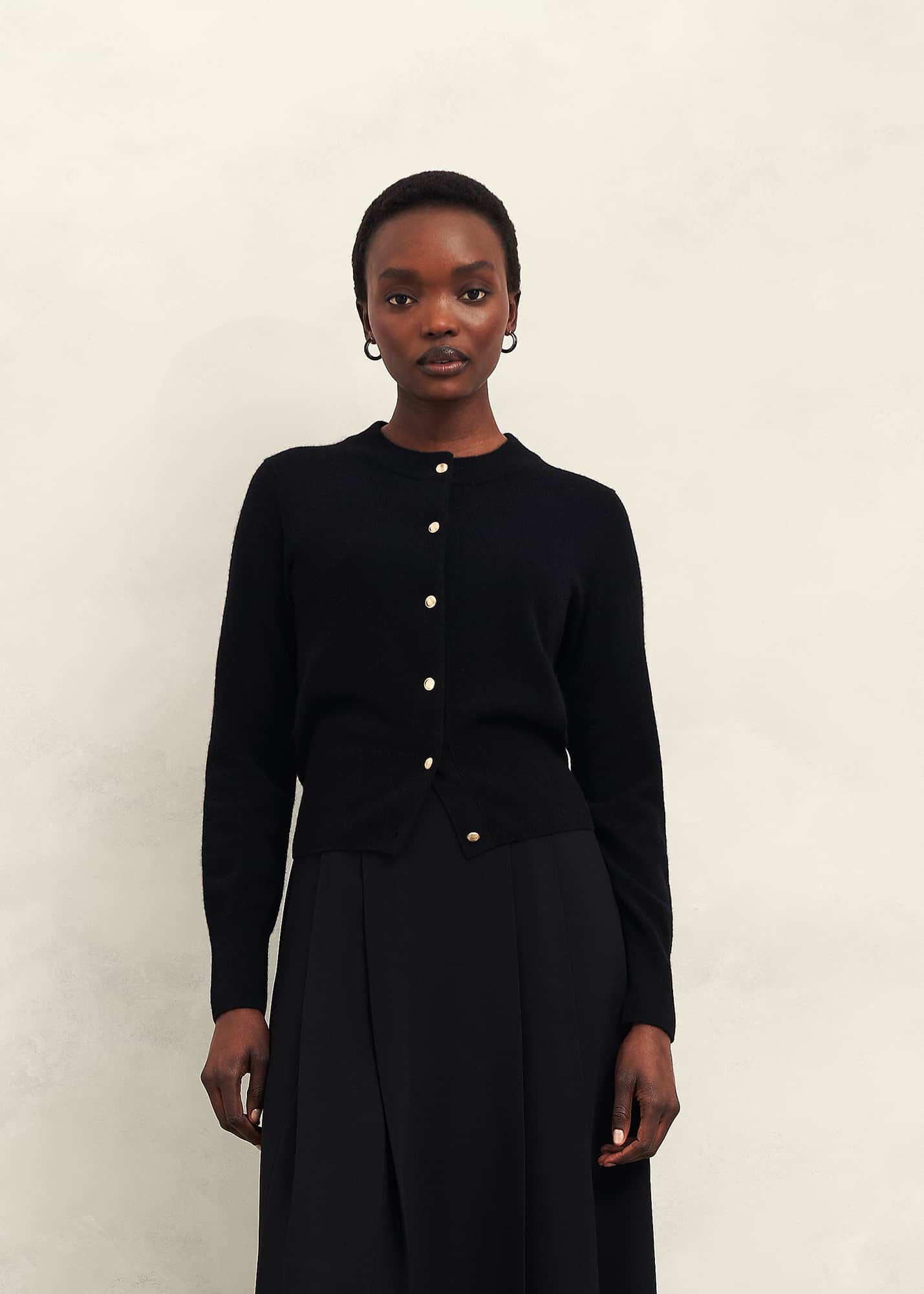 Hobbs black cardigan cheap