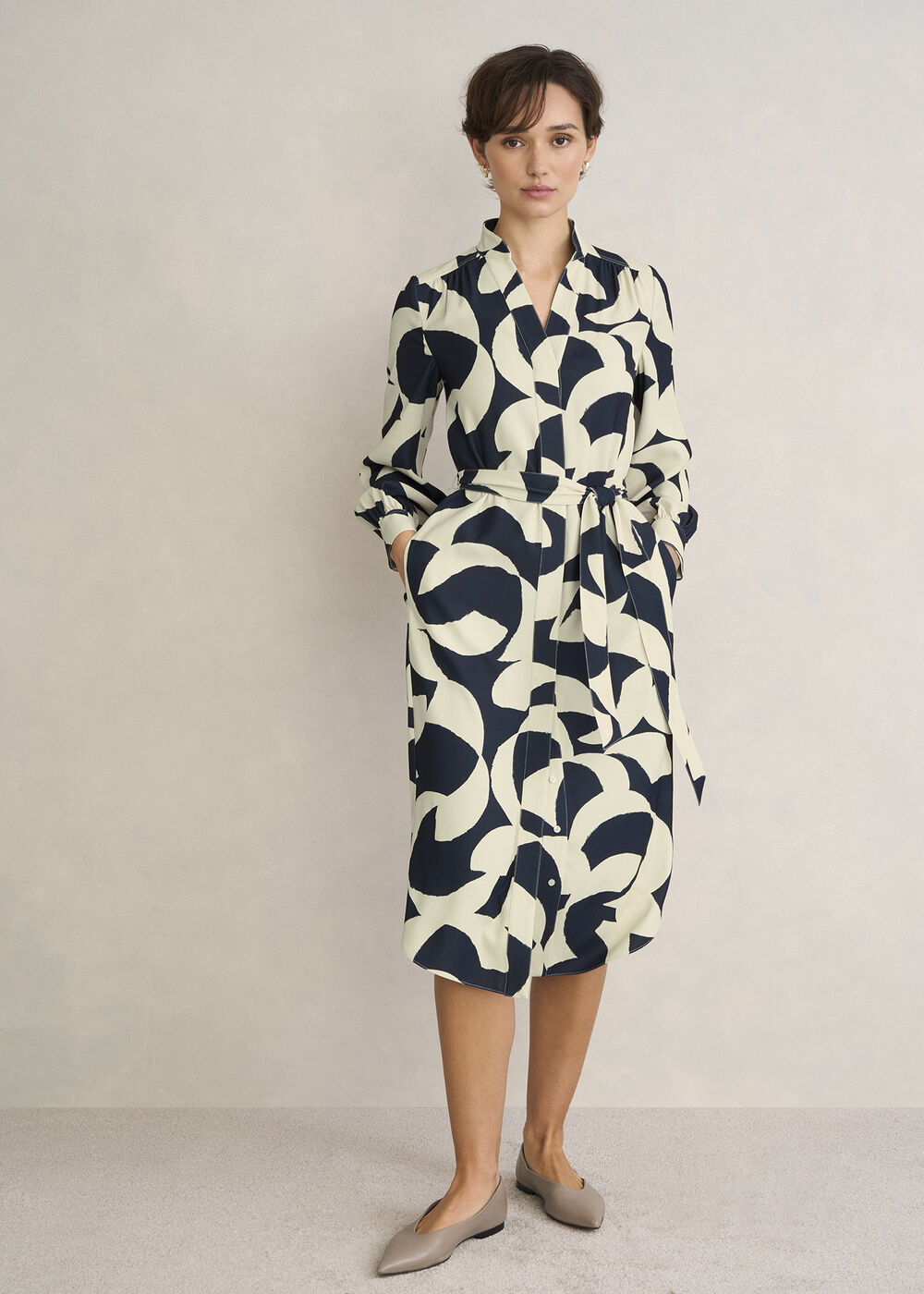 Alisa Dress, Blue Sandstone, hi-res