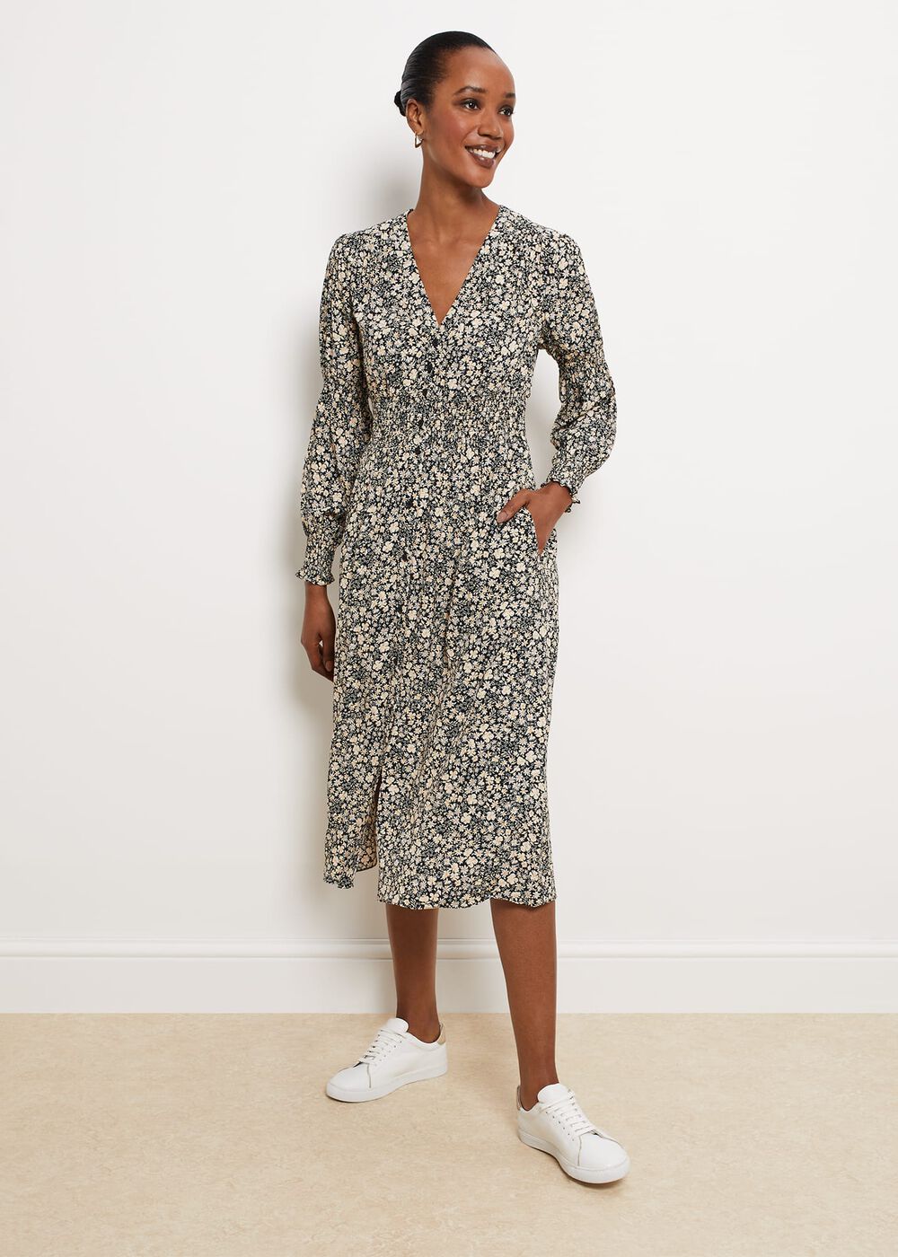Seymour Dress, Black Multi, hi-res