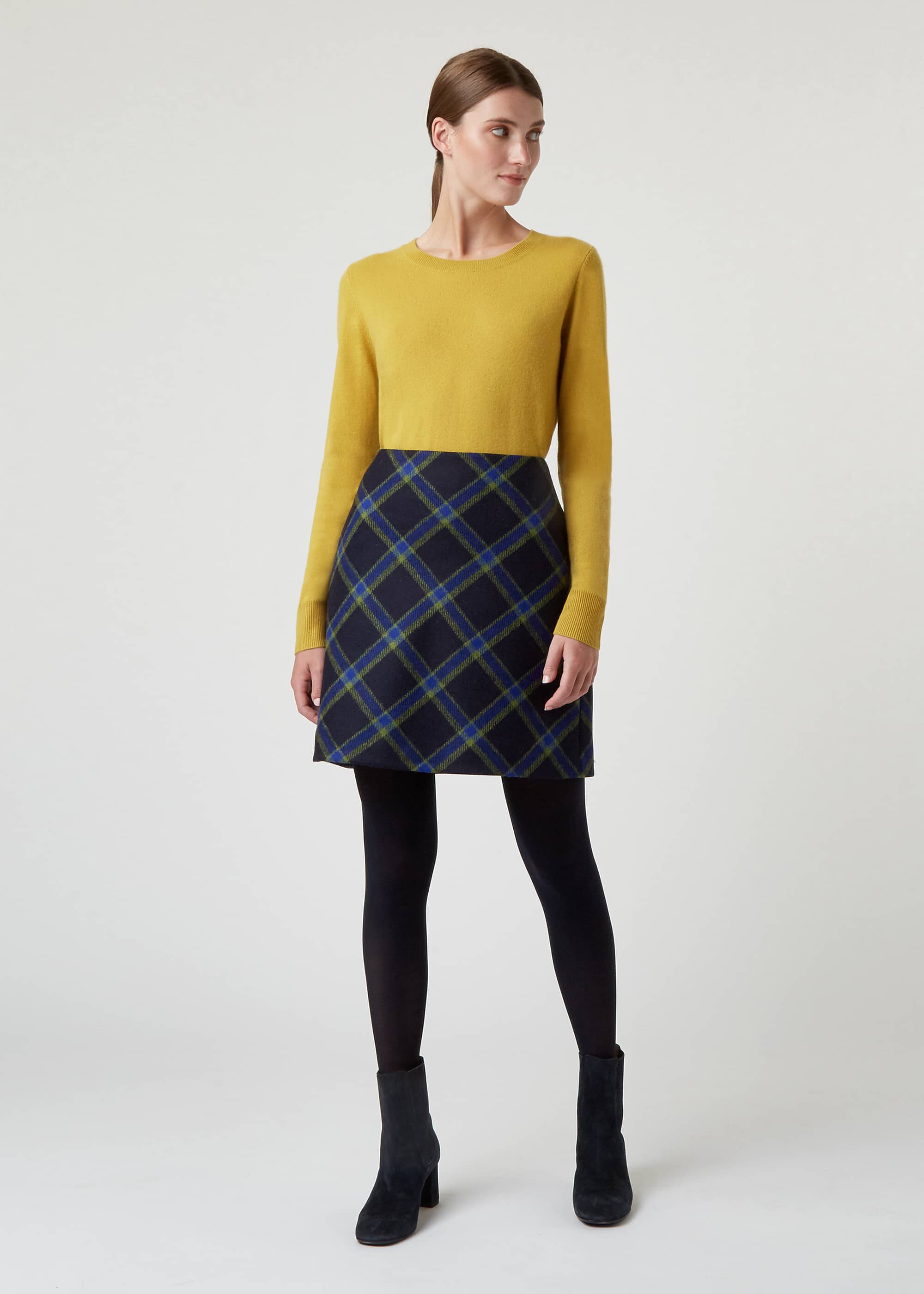 Wool skirt fabric