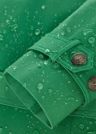 Meryl Water Resistant Short Mac, Amazon Green, hi-res