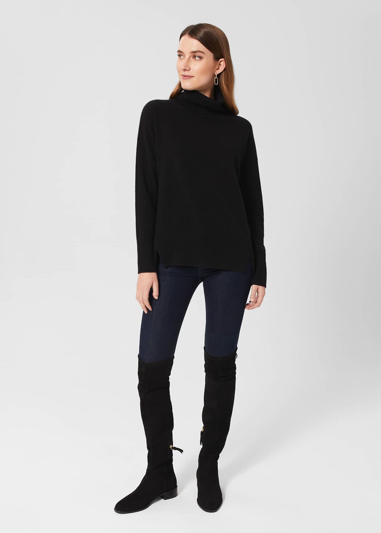 Joan Over The Knee, Black, hi-res