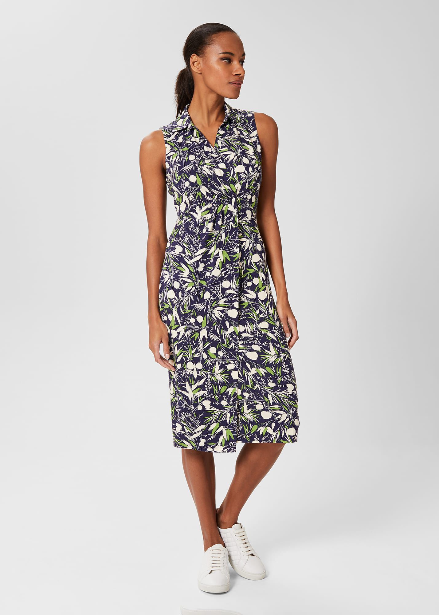 Sleeveless jersey dress outlet