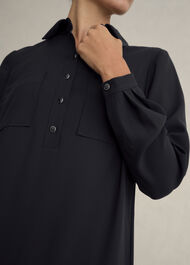 Tina Dress, Navy, hi-res