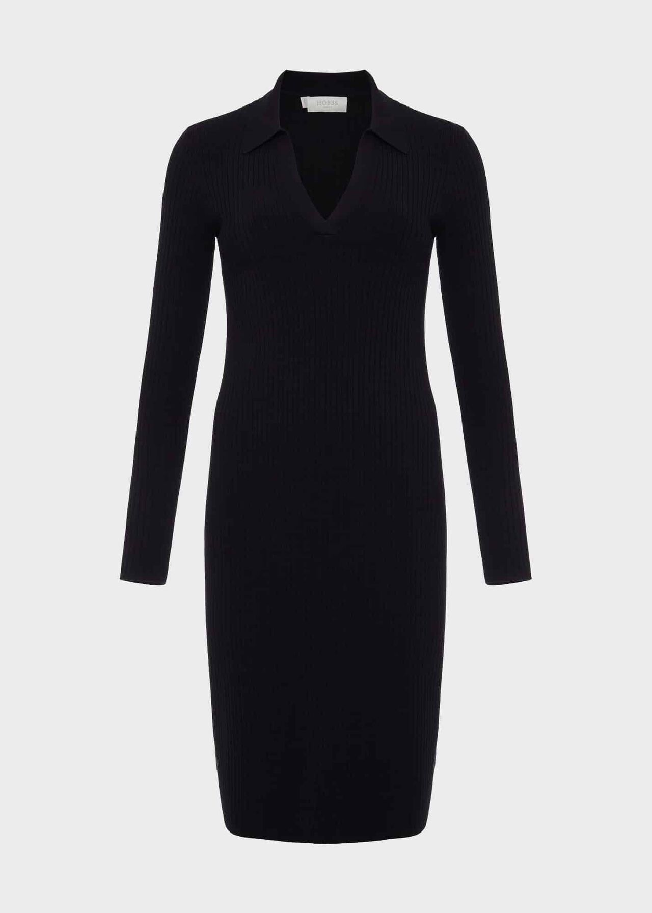 Vera Knitted Dress, Navy, hi-res