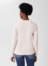 Priya Wool Cashmere Sweater, Sweet Pink, hi-res