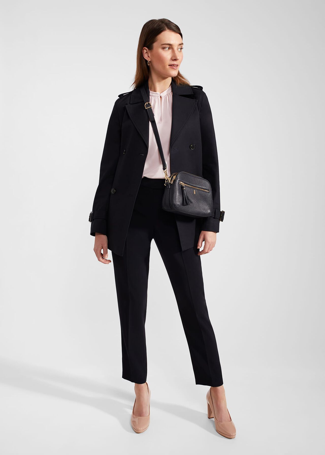 Lynn Platform Court Shoes, Blush Pink, hi-res