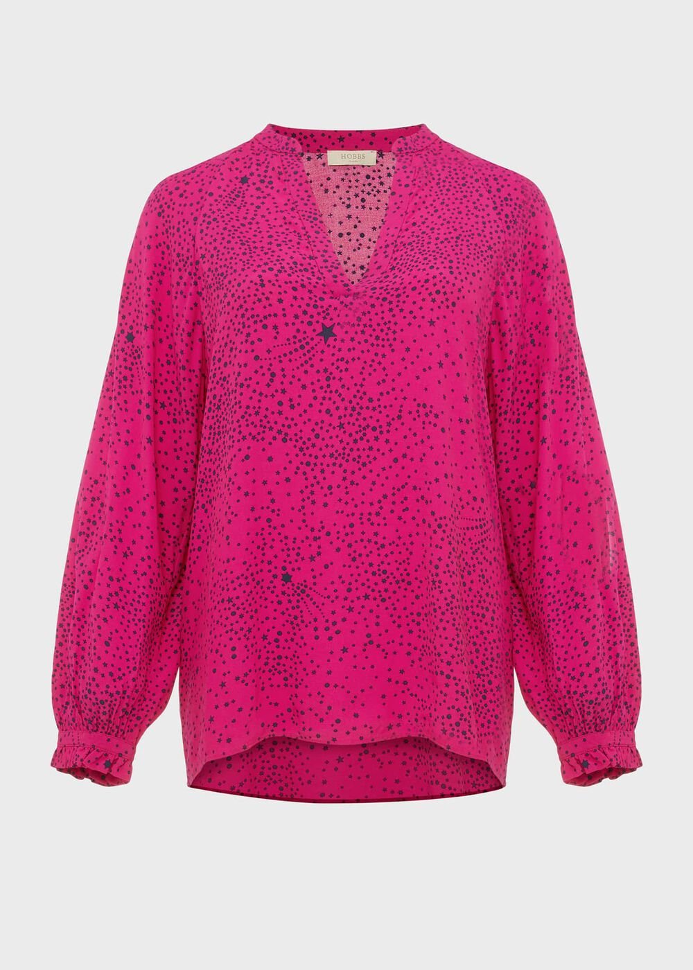 Hana Blouse, Pink Black, hi-res