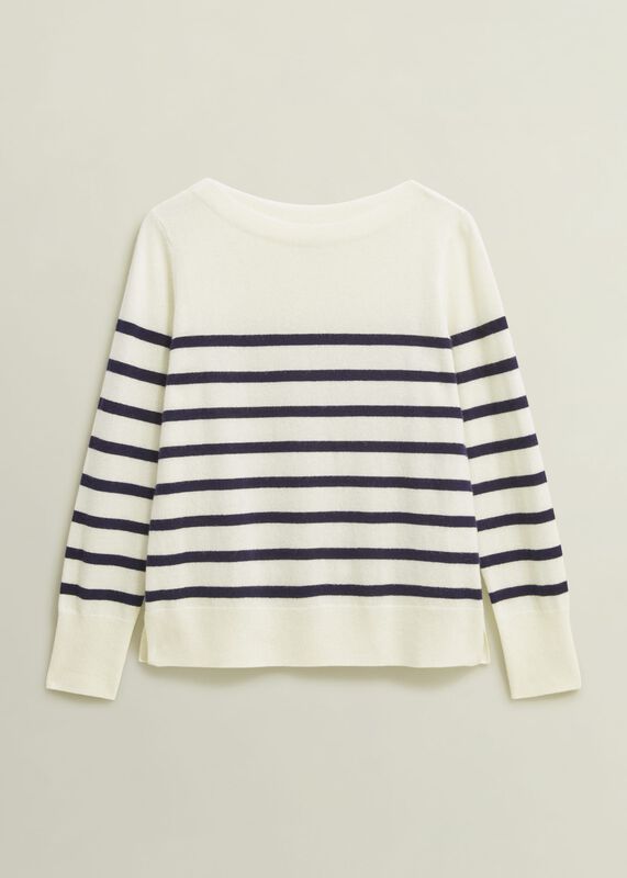 Larina Cashmere Stripe Jumper
