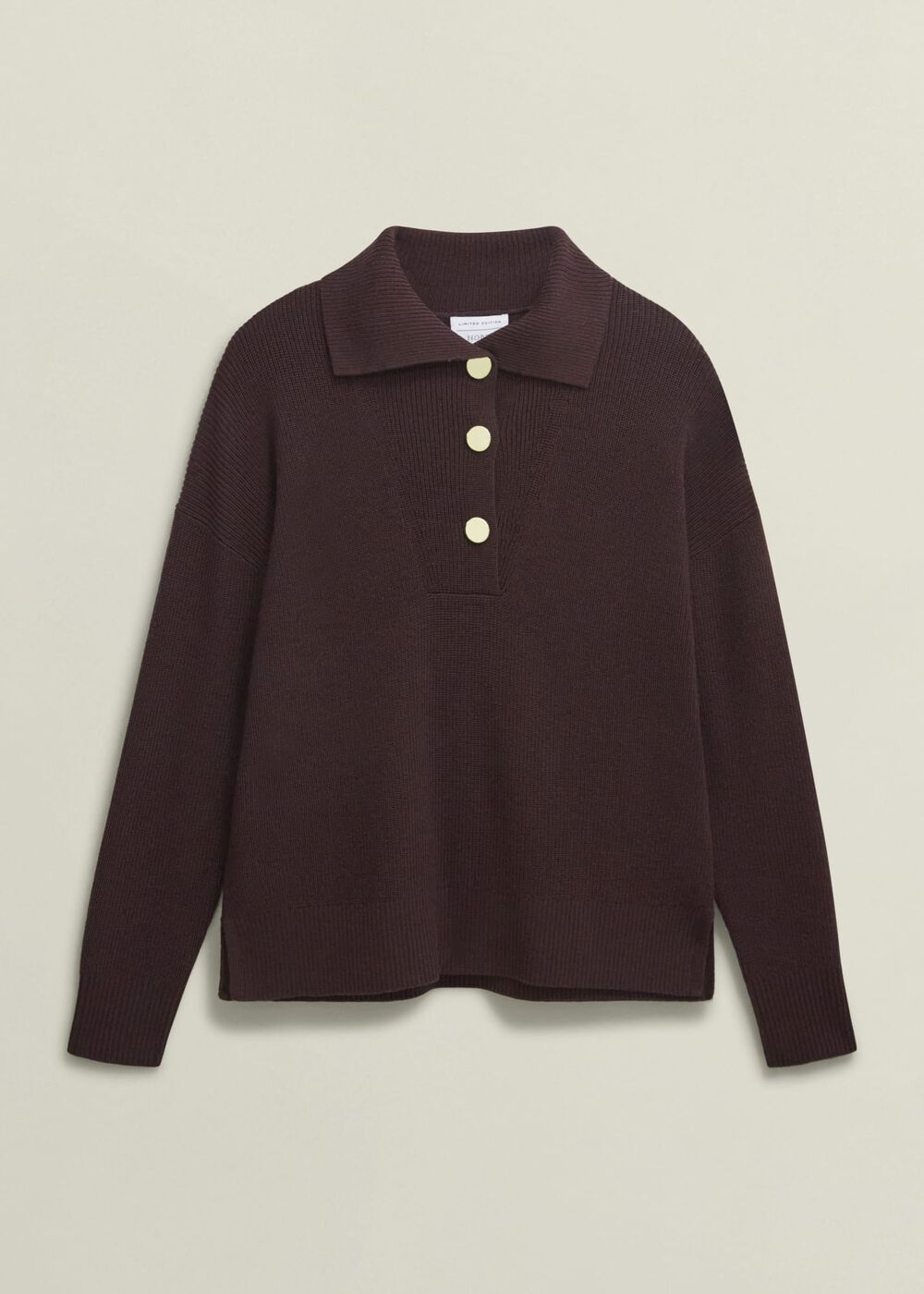 Brenna Merino Wool Sweater , Malbec, hi-res