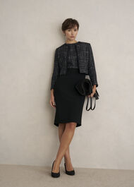 Esme Match Black Dress, Black White, hi-res