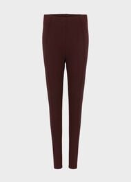 Jana Sculpting Leggings With Stretch, Dark Burgundy, hi-res