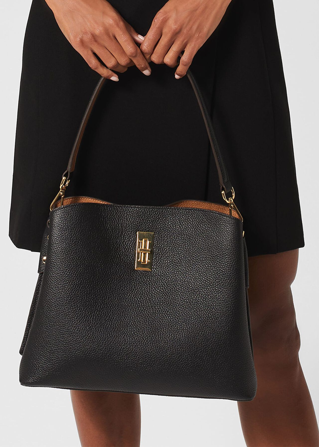 Elberry Shoulder Bag, Black, hi-res