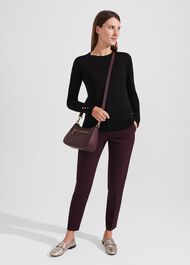 Penny Merino Wool Sweater, Black, hi-res