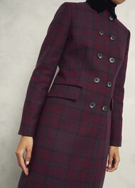 Patricia Wool Blend Coat, Pink Multi, hi-res