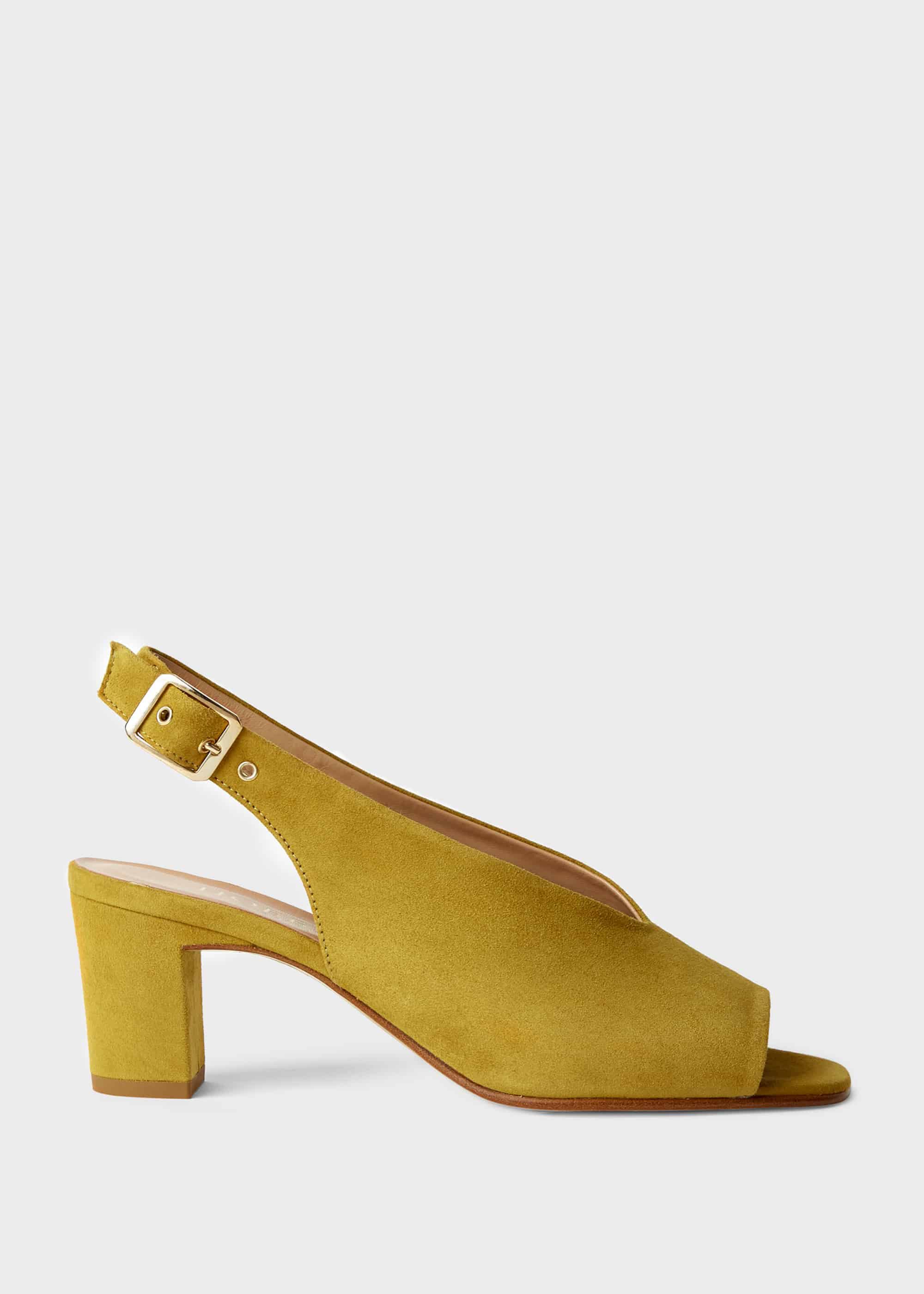 Dark yellow heels sales