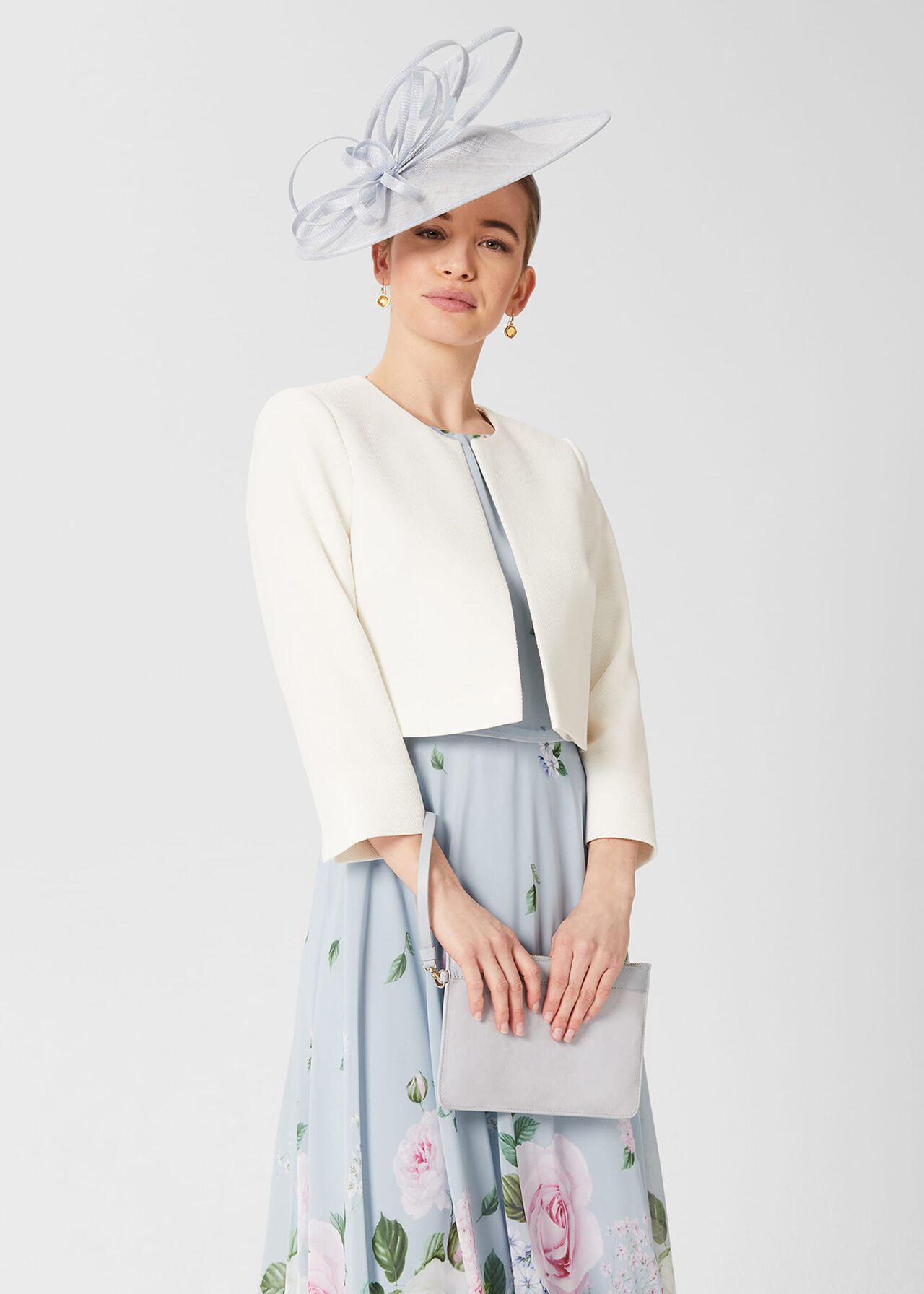 Petite Elize Jacket, Ivory, hi-res