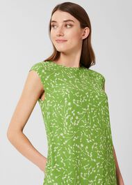 Catalina A Line Dress, Lime Green Ivry, hi-res