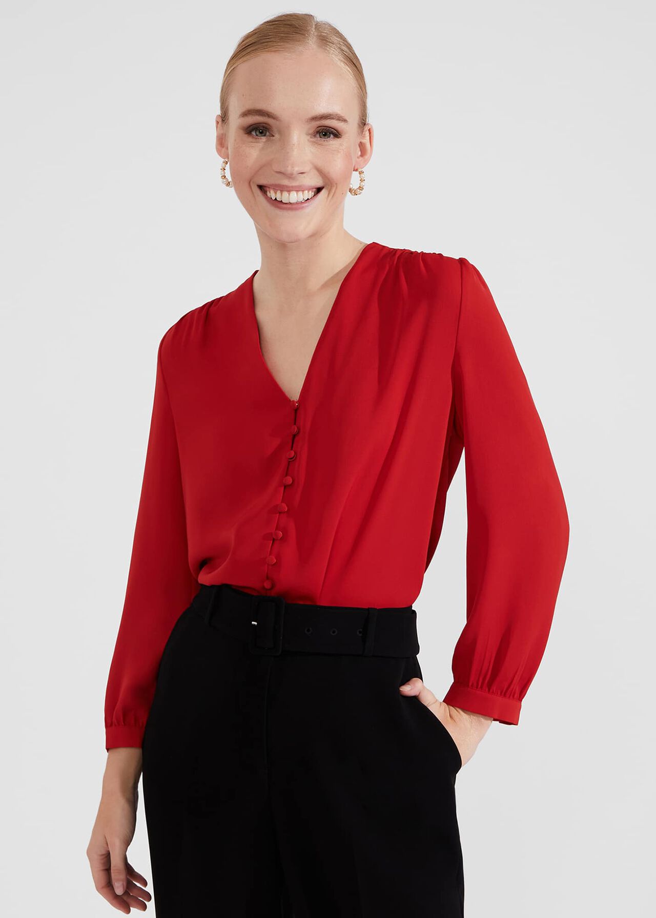 Louisa Magnolia Soft Blouse