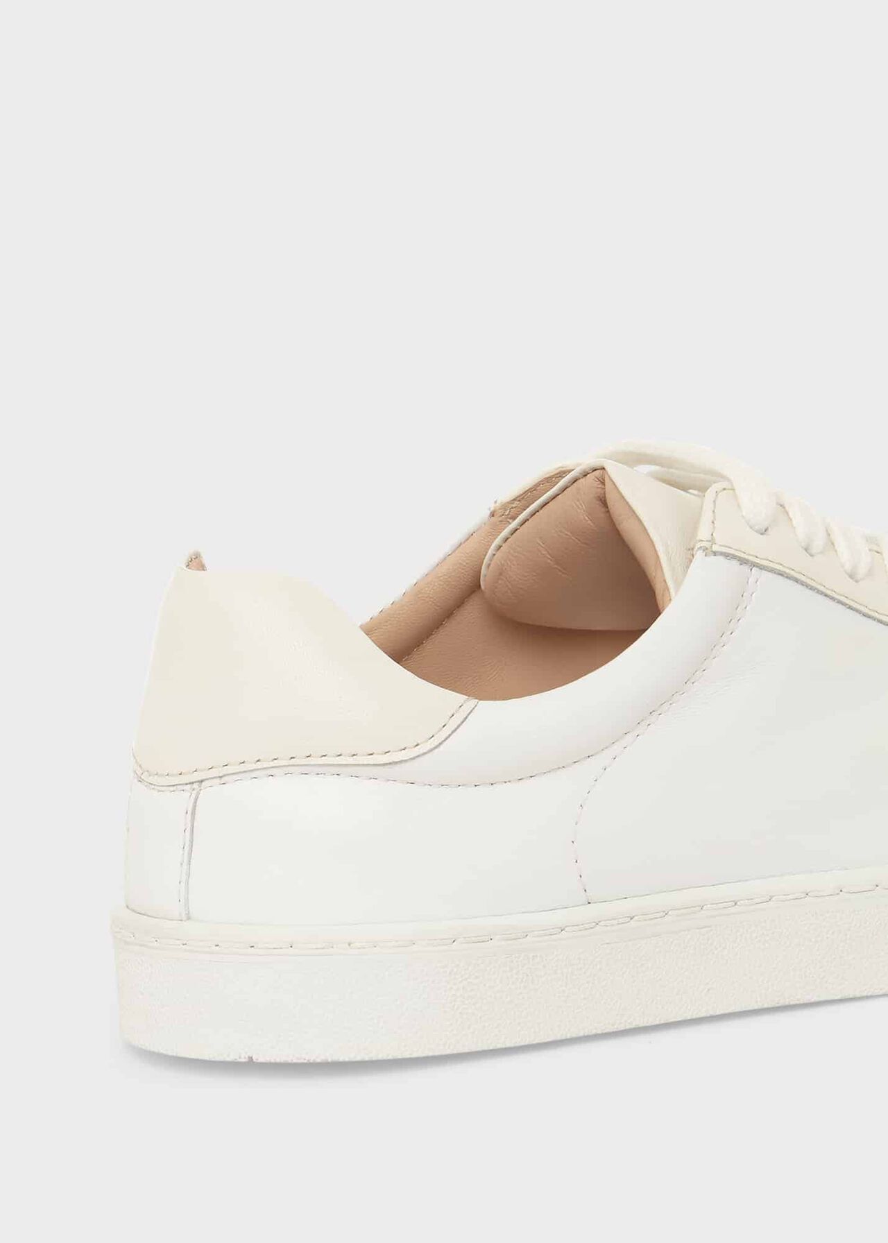 Arwen Leather Trainers , White, hi-res