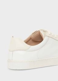 Arwen Leather Trainers , White, hi-res