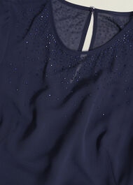 Anoushka Hot Fix Jumpsuit, Midnight Navy, hi-res
