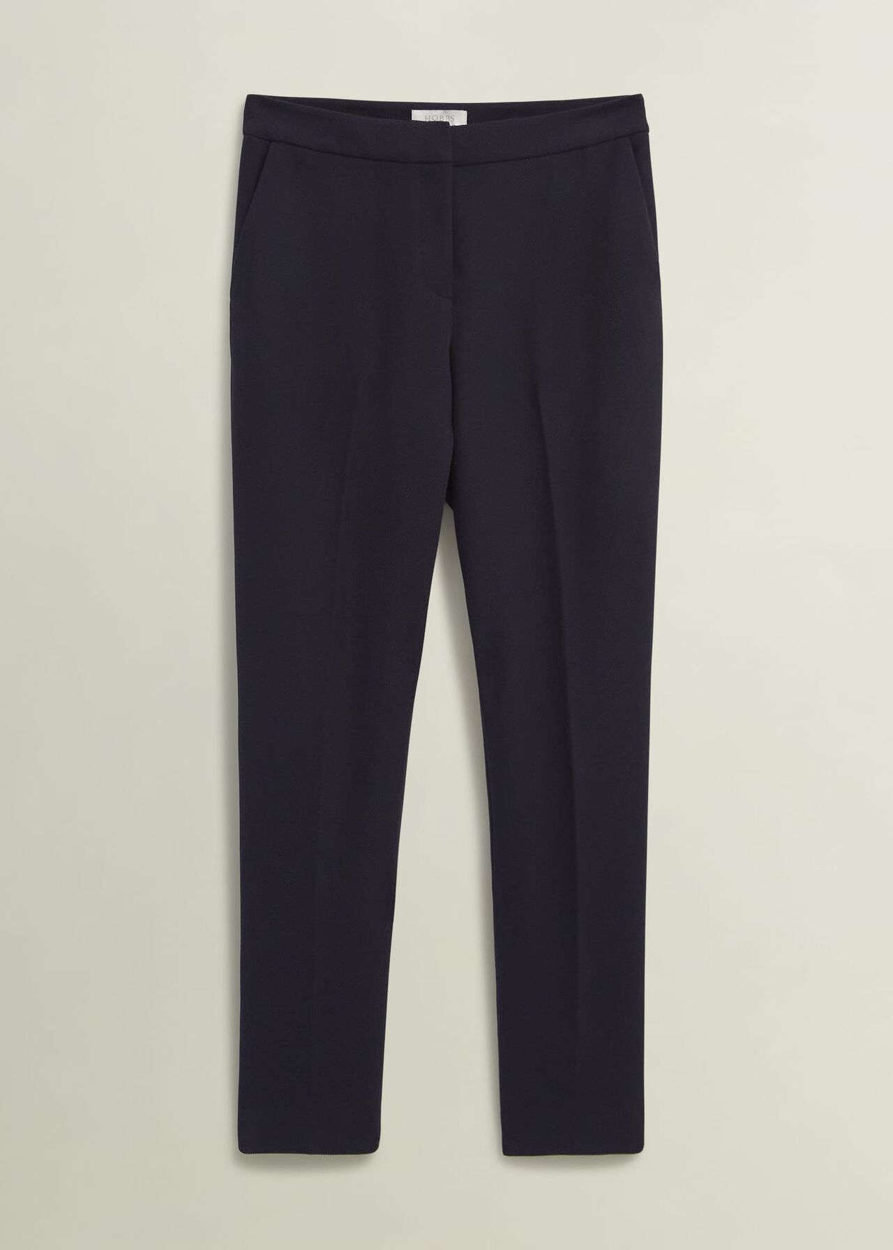 Petite Aly Slim Trousers, Navy, hi-res
