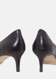 Emma Court Shoes, Black, hi-res