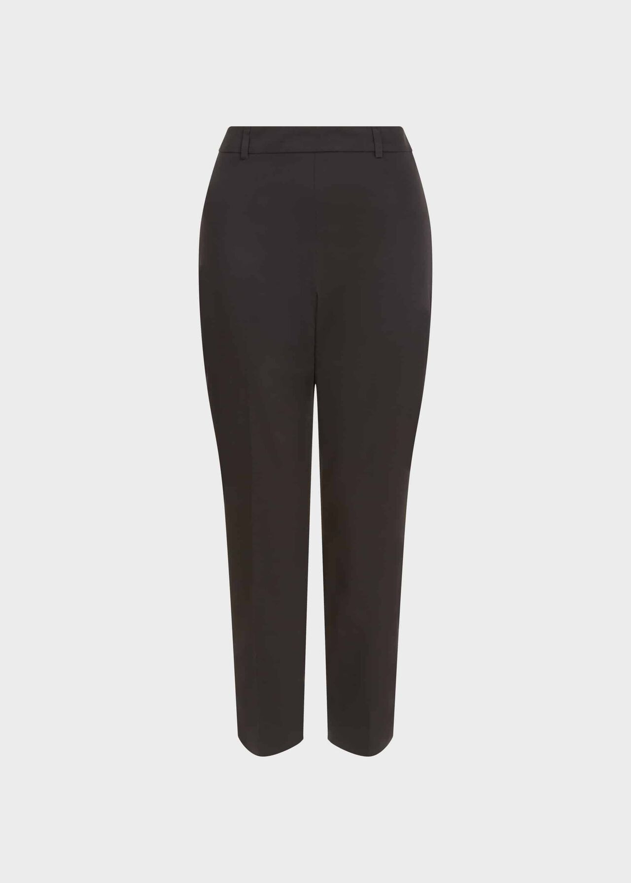 Mallory Cotton Blend Capri Trousers With Stretch, Black, hi-res