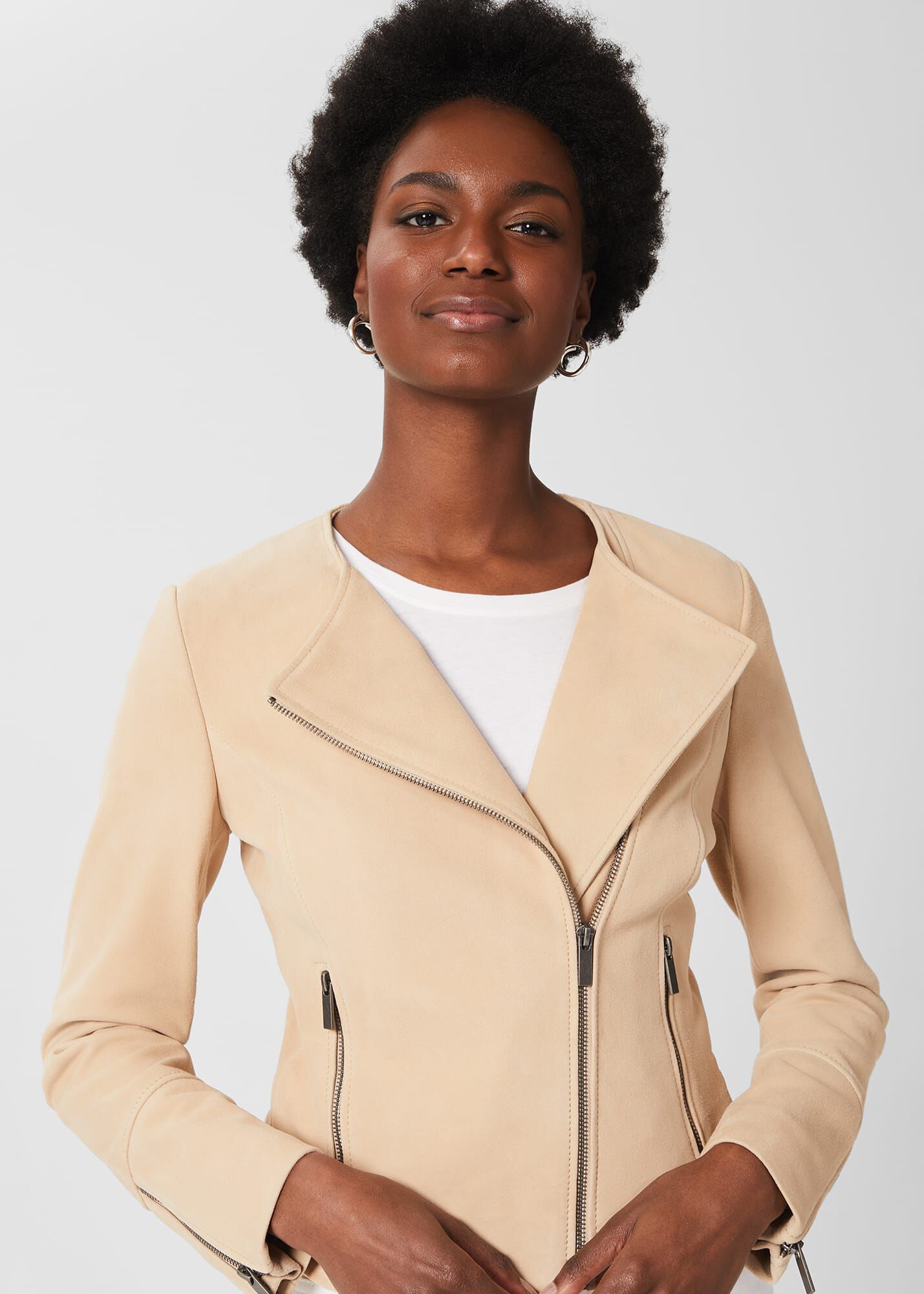 Stone suede jacket online